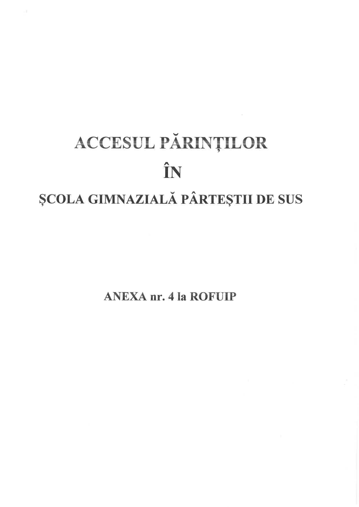Procedura de acces al părinților în școală – pagina 1 din 12