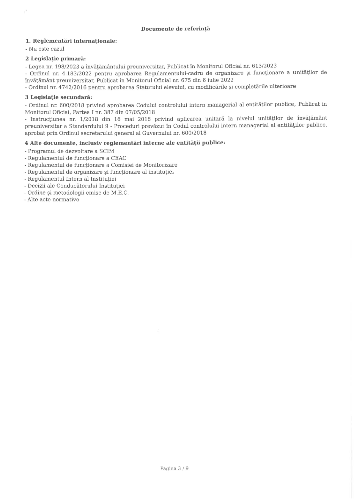 Procedura de acces al părinților în școală – pagina 5 din 12